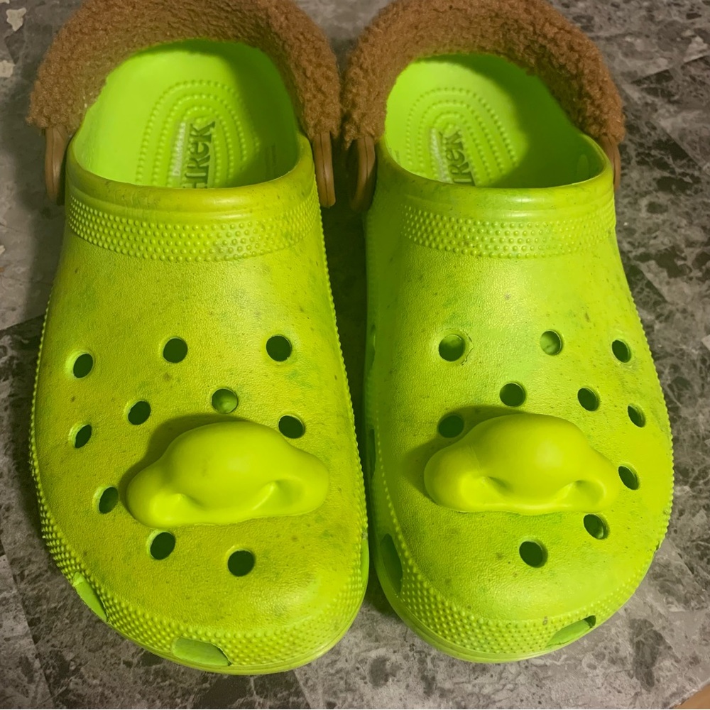 DreamWorks X Crocs Classic Clog “Shrek Green Lime” Men’s Size 9 Women Size 11